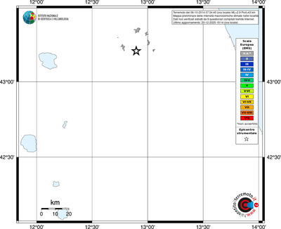 Mappa EMS - territori località
