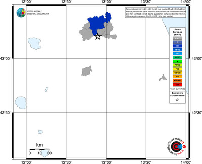 Mappa EMS - territori comuni