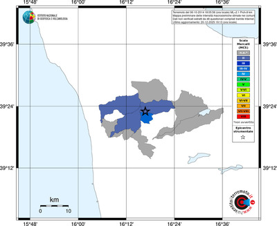 Mappa MCS - territori comuni