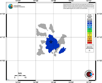 Mappa EMS - territori comuni