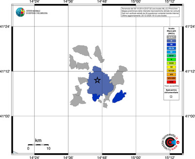 Mappa MCS - territori comuni