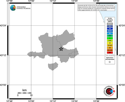 Mappa EMS - territori comuni