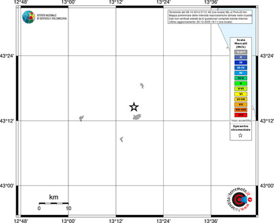 Mappa MCS - territori località