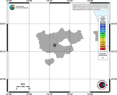 Mappa EMS - territori comuni