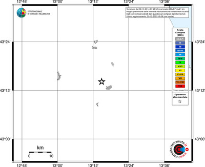 Mappa EMS - territori località