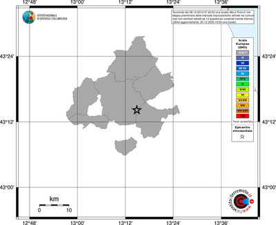 Mappa EMS - territori comuni