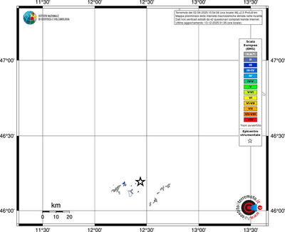 Mappa EMS - territori località