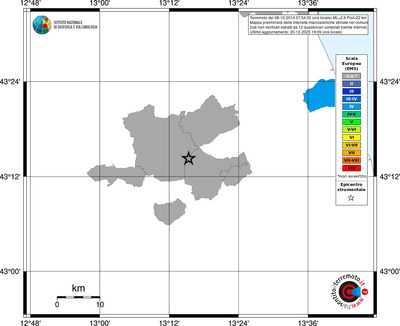 Mappa EMS - territori comuni