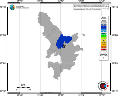 Mappa EMS - territori comuni