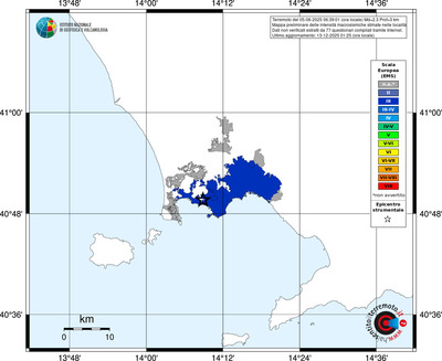 Mappa EMS - territori località