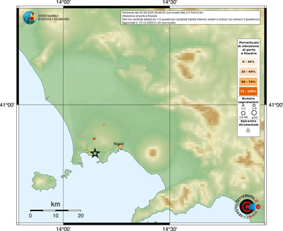 Mappa comuni con almeno 3 questionari