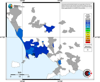 Mappa EMS - territori comuni