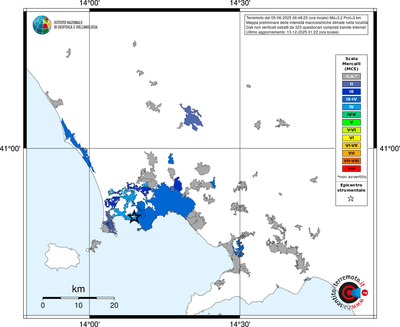 Mappa MCS - territori località