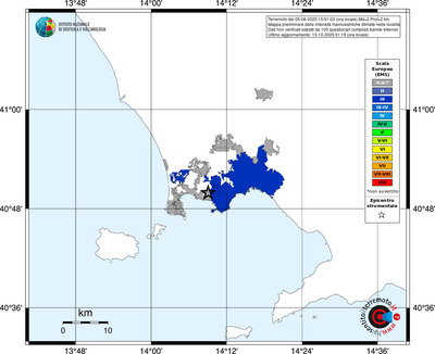 Mappa EMS - territori località