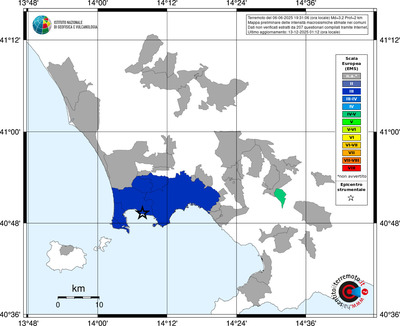 Mappa EMS - territori comuni