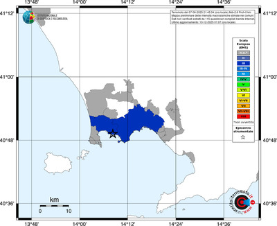 Mappa EMS - territori comuni