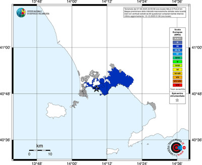 Mappa EMS - territori località
