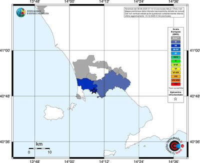 Mappa EMS - territori comuni