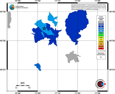 Mappa EMS - territori comuni