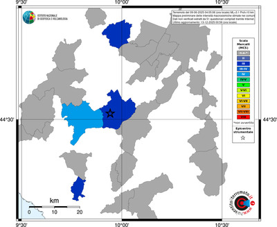 Mappa MCS - territori comuni