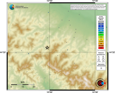 Mappa MCS - località