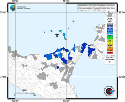Mappa EMS - territori comunali