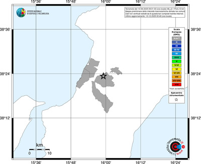 Mappa EMS - territori comuni