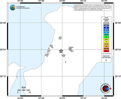 Mappa EMS - territori località