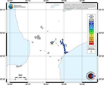Mappa EMS - territori località