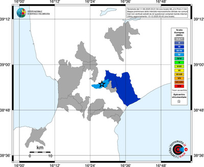 Mappa EMS - territori comuni