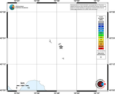 Mappa EMS - territori località
