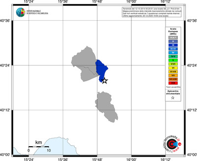 Mappa EMS - territori comuni