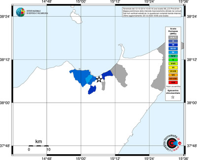Mappa EMS - territori comuni