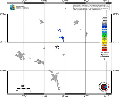 Mappa EMS - territori località