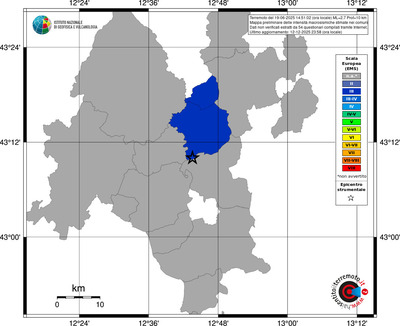 Mappa EMS - territori comuni