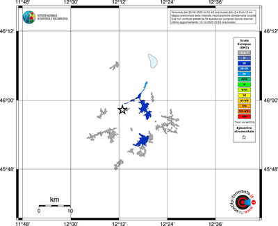 Mappa EMS - territori località