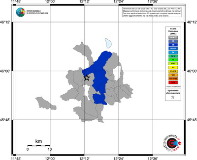 Mappa EMS - territori comuni
