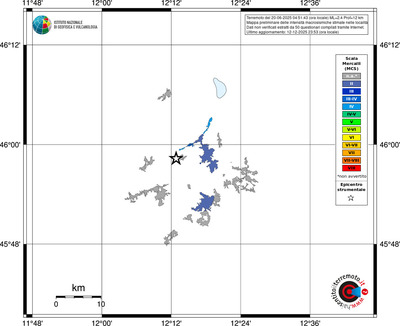 Mappa MCS - territori località