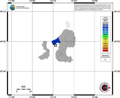 Mappa EMS - territori comuni