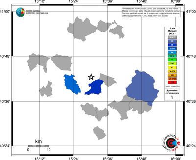 Mappa MCS - territori comuni
