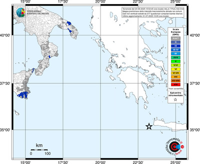 Mappa EMS - territori comunali