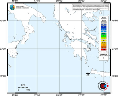 Mappa EMS - territori località