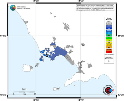 Mappa MCS - territori delle località