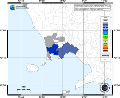 Mappa EMS - territori comunali