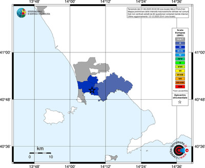 Mappa EMS - territori comuni