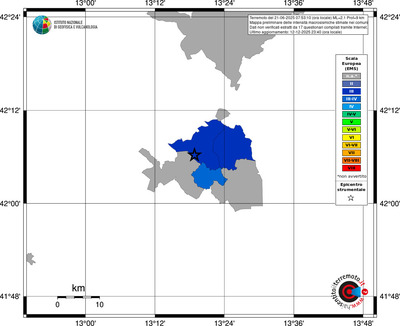 Mappa EMS - territori comuni