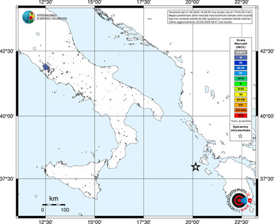 Mappa MCS - territori delle località