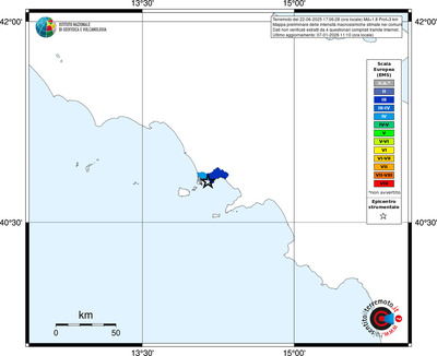 Mappa EMS - territori comuni