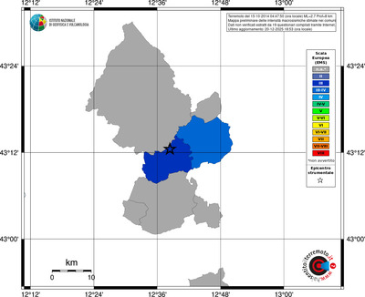 Mappa EMS - territori comuni