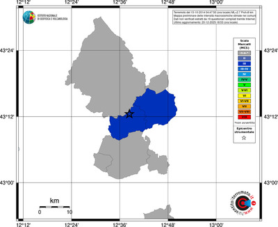 Mappa MCS - territori comuni